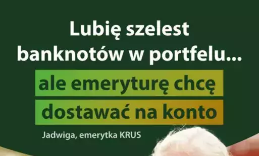 Zdjęcie do KRUS - warto otrzymywać swoje świadczenia KRUS na konto osobiste 