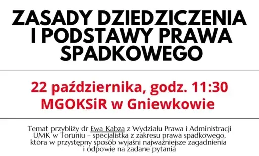 Zdjęcie do Spotkanie dla Senior&oacute;w z Gminy Gniewkowo