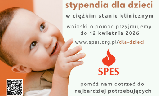 Zdjęcie do Stypendia dla dzieci w ciężkim stanie klinicznym SPES