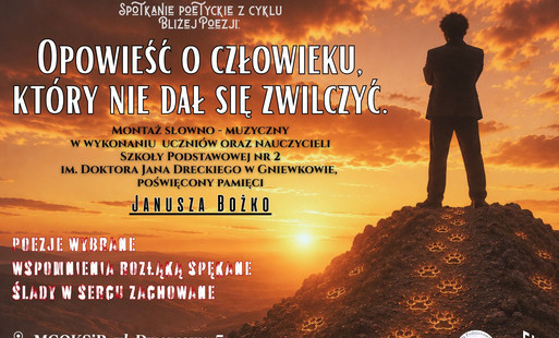 Zdjęcie do Zapraszamy na spotkanie poetyckie poświęcone śp. Januszowi Bożko