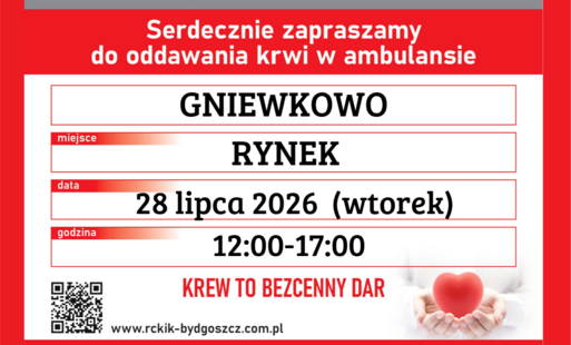 Zdjęcie do Akcja poboru krwi - 28 lipca - Rynek - 12:00-17:00