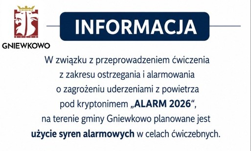 Zdjęcie do Ćwiczenie systemu ostrzegania i alarmowania &ndash; ALARM 2026 