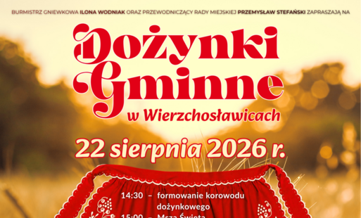 Zdjęcie do Dożynki Gminne 2026 &ndash; święto plon&oacute;w, tradycji i wsp&oacute;lnej zabawy! &nbsp;