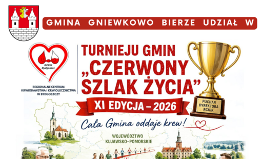 Zdjęcie do Oddaj krew i wspieraj Gminę Gniewkowo!