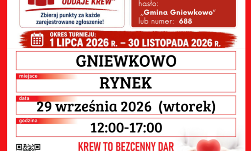 Zdjęcie do Akcja poboru krwi - 29 września - Rynek - 12:00-17:00