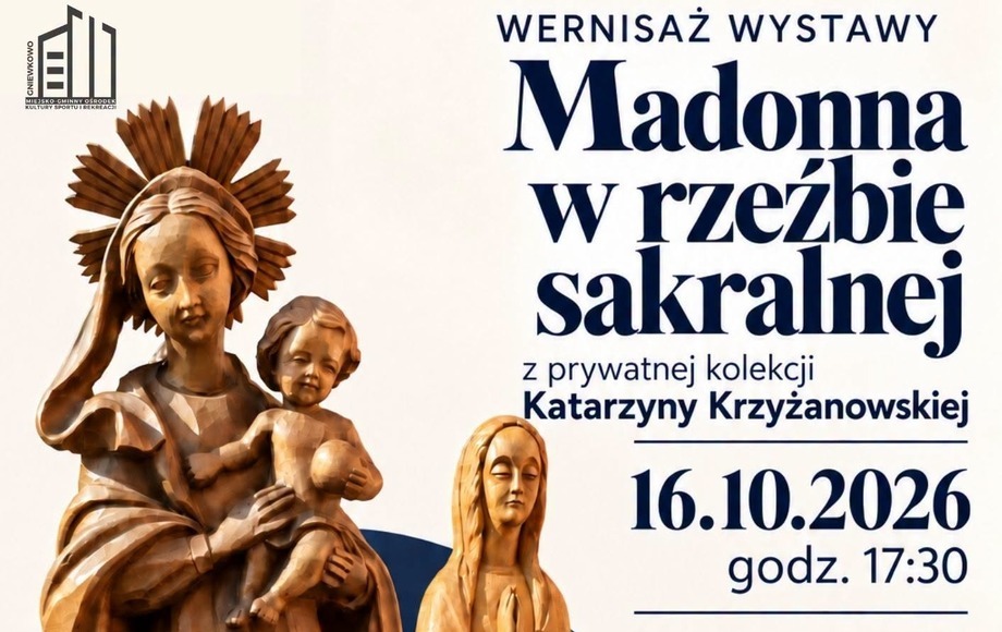 Wystawa rzeźby sakralnej w MGOKSiR w Gniewkowie